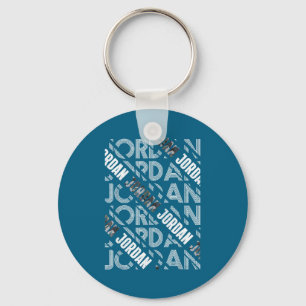 Vintage Jordan Design Men Women Illustration Keychain