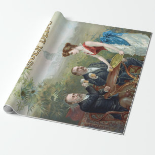 Vintage Joseph Schlitz Brewing Company Lager Beer Wrapping Paper