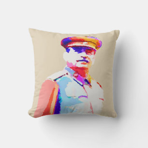 Vintage Joseph Stalin WW2 Russia Dictator Throw Pillow