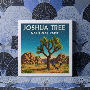 Vintage Joshua Tree National Park Tile
