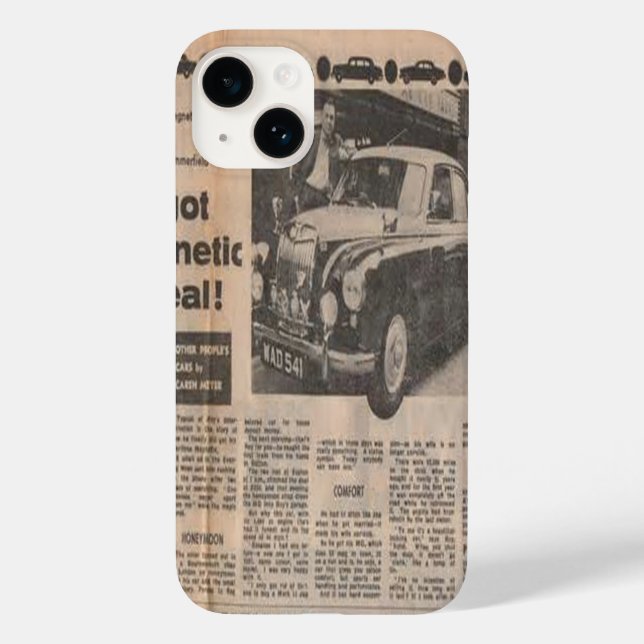 Vintage journal Apple Coque iphone Design (Verso)
