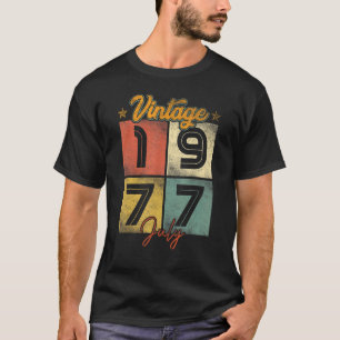 Vintage July 1977 45 Year Old T-Shirt