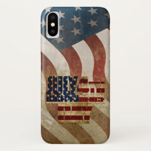 Vintage July 4th Independence Day Design Case-Mate iPhone Case