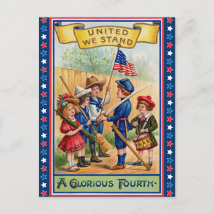 Vintage July 4th Postcard