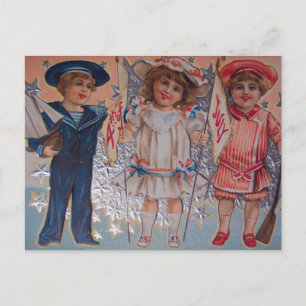 Vintage July 4th Postcard