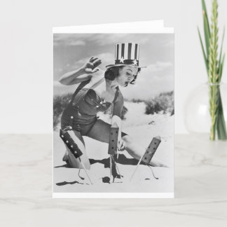 vintage july fourth card