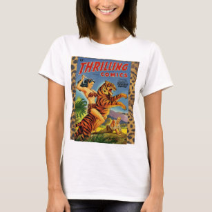 Vintage Jungle Comic Cover T-Shirt