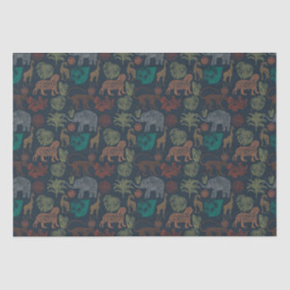 Vintage Jungle Safari Tissue Paper