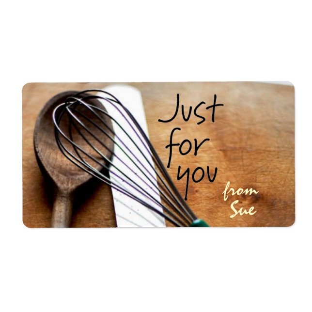 Vintage Just for You Baking Labels (Front)