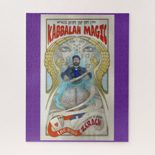 Vintage Kabbalah Magic Poster Puzzle Vaudeville 