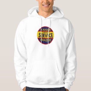 Vintage Kaiser Frazer service sign red/blue Hoodie