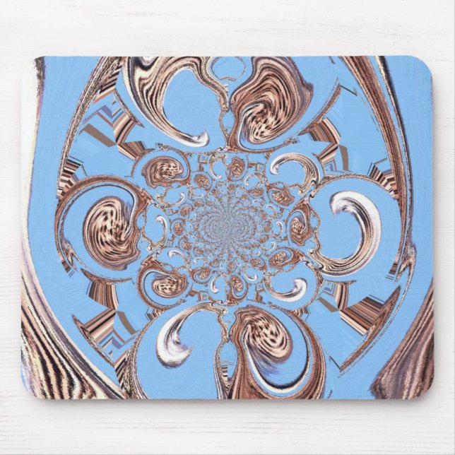 Vintage Kaleidoscope Art Print Mouse Pad (Front)