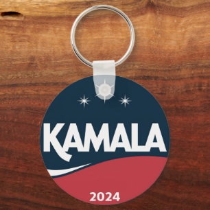 Vintage Kamala Harris 2024 For President Election Keychain