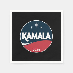 Vintage Kamala Harris 2024 For President Election Napkin