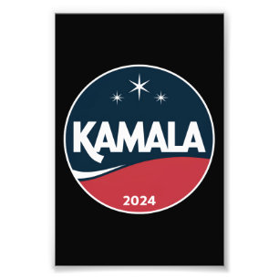 Vintage Kamala Harris 2024 For President Election Photo Print