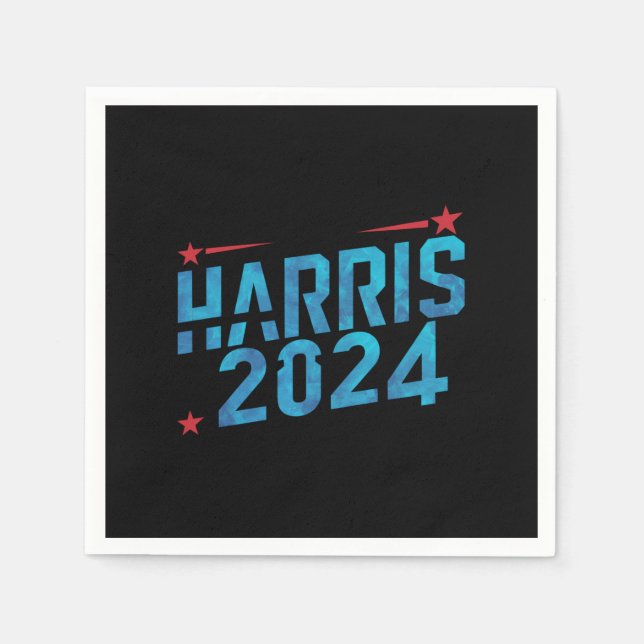 Vintage Kamala Harris 2024 Napkin (Front)