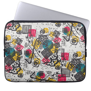 Vintage Kandinsky Kleine Welten V Bauhaus Abstract Laptop Sleeve