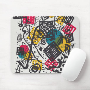 Vintage Kandinsky Kleine Welten V Bauhaus Abstract Mouse Pad