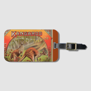 Vintage Kangaroo Advertisement Luggage Tag