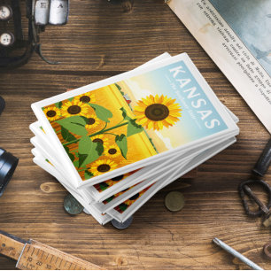 Vintage Kansas Magnet