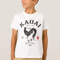 Vintage Kauai Garden Isle Aloha State with Chicken