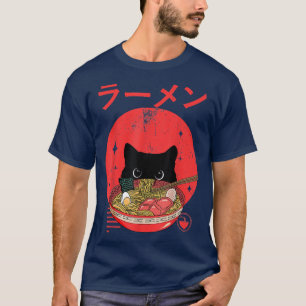 Vintage Kawaii Cat Anime Gift Retro Japanese Styl T-Shirt