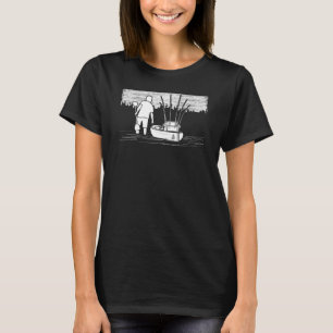 Vintage Kayak Fishing Kayaking Kayak Angler Bass F T-Shirt