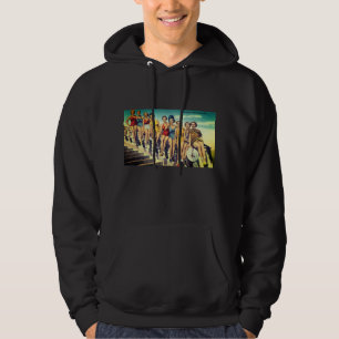 Vintage Keansburg, NJ Beach Scene - Jersey Shore Hoodie