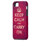 Vintage keep calm and carry on