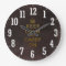 Vintage Keep Calm And Carry On Wall Clock
