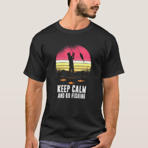 Vintage Keep Calm And Go Fishing T-Shirt