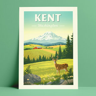 Vintage Kent Washington Postcard