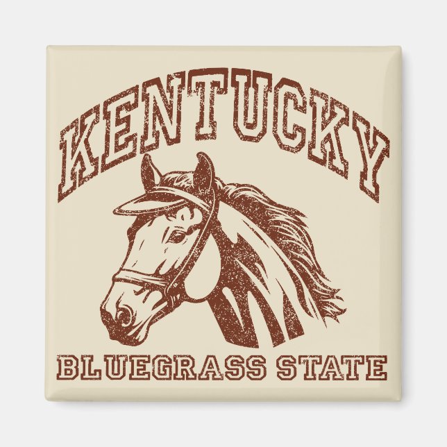 Vintage Kentucky Magnet (Front)