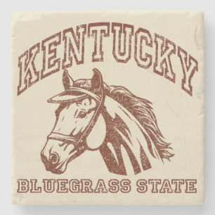 Vintage Kentucky Stone Coaster