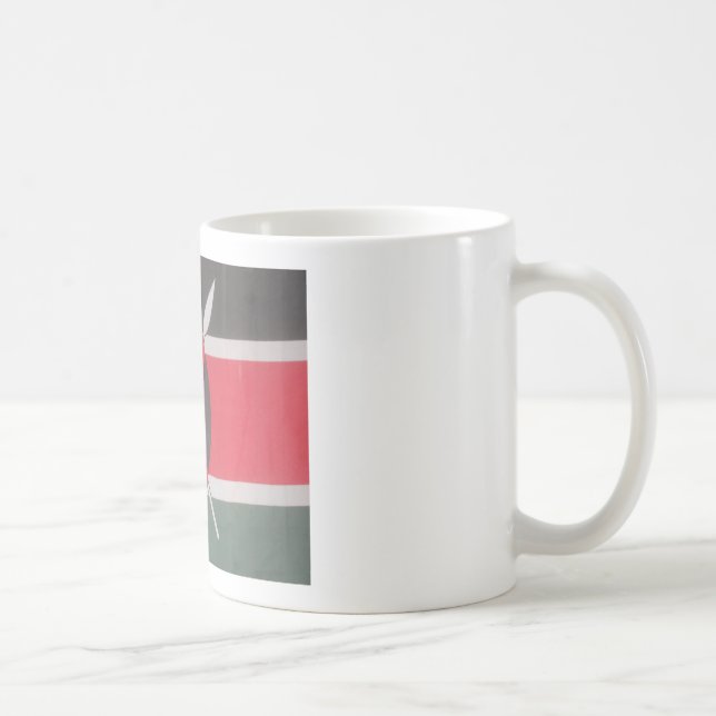Vintage Kenya Flag Harambe Design Coffee Mug (Right)