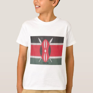 Vintage Kenya Flag Harambe Design T-Shirt