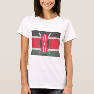 Vintage Kenya Flag Harambe Design T-Shirt