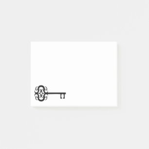 Vintage Key Illustration Post-it Notes