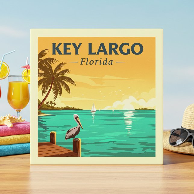 Vintage Key Largo Florida Tile (Creator Uploaded)