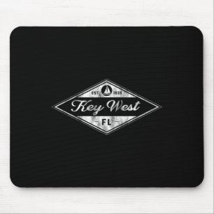 Vintage Key West Florida Keys Est 1828 Vacation So Mouse Pad