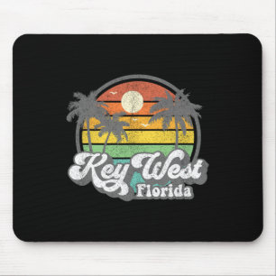 Vintage Key West Florida Keys Retro 70's Beach Vac Mouse Pad