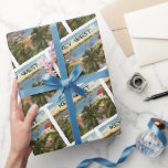 Vintage Key West Florida Scene Wrapping Paper<br><div class="desc">Key West Florida vintage scene of Garrison Bight with the name Key West added. Celebrate old Key West!</div>
