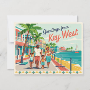Vintage Key West Postcard   Greetings from