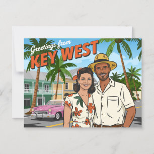 Vintage Key West Postcard   Greetings from