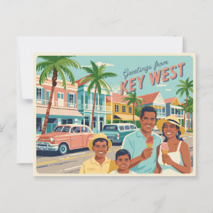 Vintage Key West Postcard   Greetings from