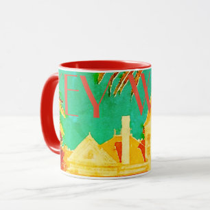 Vintage Key West Travel coffee mug