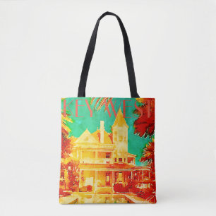 Vintage Key West Travel  poster tote bag
