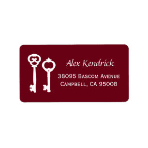 Vintage Keys Labels - Wine