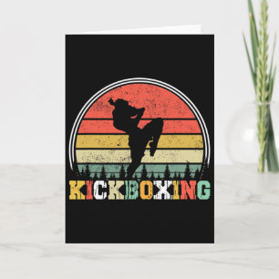 Vintage Kickboxer Fighter Kickboxing Mma Martial A Card