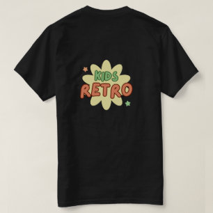 Vintage Kids Retro Tee T-shirt graphique floral